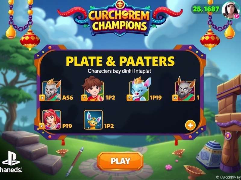 Curchorem Champions character selection screen